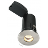 Saxby 50688 IP65 Fixed GU10 Fire Downlight Satin Silver